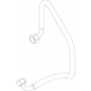 JU/BOSCH Ersatzteil TTNR: 8733703251 Schlauch G1/2" 596mm