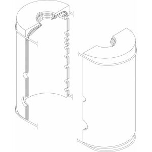 JU Ersatzteil TTNR: 8735100339 Wärmeschutz Speicher S1000 everp