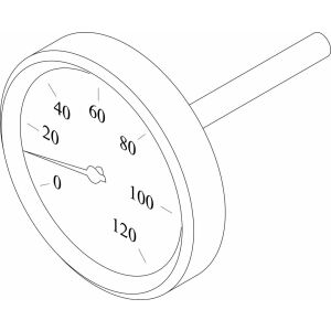 BOSCH Ersatzteil TTNR: 8738203232 Thermometer D180