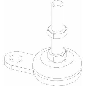 JU Ersatzteil TTNR: 8738206776 Stellfuß M12x60