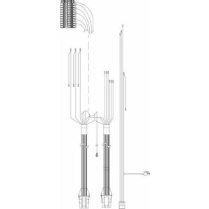 JU/BOSCH Ersatzteil TTNR: 8738207580 Anschlusskabel Elektrischer Zuheizer 9kW