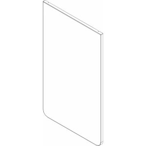 BOSCH Ersatzteil TTNR: 8738209428 Vorderwand Bo unten schwarz (Glas)