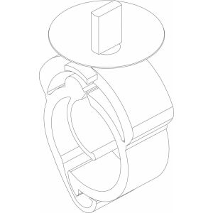 BOSCH Ersatzteil TTNR: 8738211418 Klammer (2x)