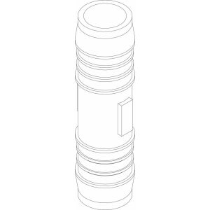 BOSCH Ersatzteil TTNR: 8738211437 Kupplungsschlauch gerade 19 mm