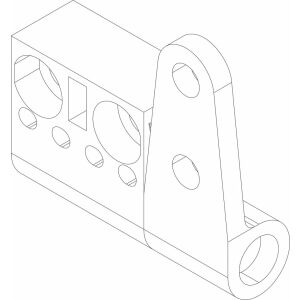 BOSCH Ersatzteil TTNR: 8738211450 Scharnier links