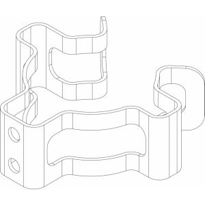 BOSCH Ersatzteil TTNR: 8738211454 Klammer (2x)