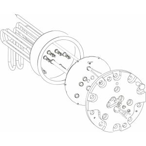 BOSCH Ersatzteil TTNR: 8738718860 Heizeinsatz 6KW 230V