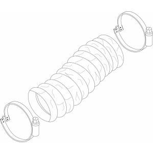 JU/BOSCH peça sobressalente TTNR: 8738803852 Mangueira de ar WaBiSanto DN63 L1600 everp