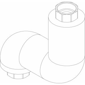 JU Ersatzteil TTNR: 8738804079 Anschlussrohr RK DN25 G1 1/4 V2 everp