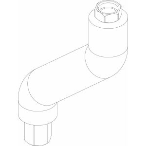 JU Ersatzteil TTNR: 8738804086 Anschlussbogen BSS6 G3/4 kpl everp