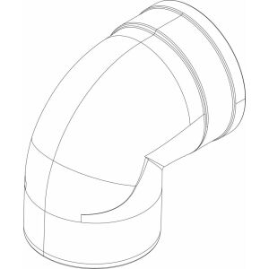 BOSCH Ersatzteil TTNR: 8738804601 Abgasbogen DN-160 everp