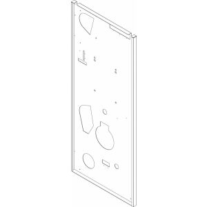 BOSCH Ersatzteil TTNR: 8738804940 Rückwand CLA-1 75-100 (l) everp