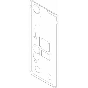 BOSCH Ersatzteil TTNR: 8738804941 Rückwand CLA-1 150 (l) everp