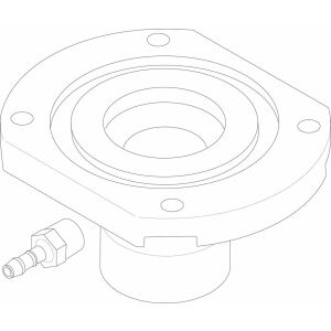 BOSCH Ersatzteil TTNR: 8738804972 Flansch VR4XX 1" everp