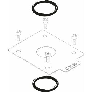 BOSCH Ersatzteil TTNR: 8738805009 Gasdrossel VR4XX D = 25,60 mm everp