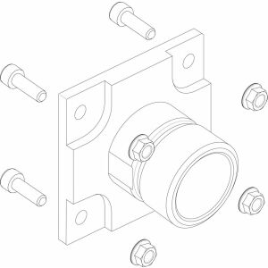 BOSCH Ersatzteil TTNR: 8738805018 Flansch G 1 1/8" everp