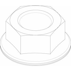 BOSCH Ersatzteil TTNR: 8738805028 Mutter M6 EN 1661 - 8.8 A3K everp (10x)