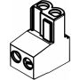 JU/BOSCH Ersatzteil TTNR: 87444040900 Anschlussklemme 2-pol grün (5x)