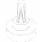 JU/BO/SI Ersatzteil TTNR: 87485100850 Stellfuss M10x35