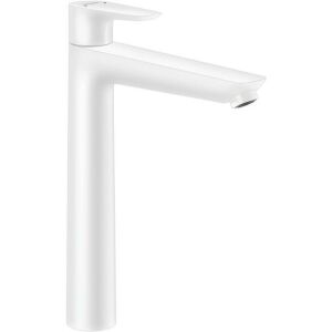 Смесител за умивалник Hansgrohe TALIS E 240, с изскачащ отвор, матово бял