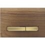 Geberit Sigma 50 dual flush actuator plate (American walnut/brass)