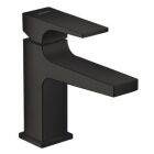 Hansgrohe Metropol 100 basin mixer with push-open valve (matt black)