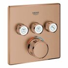 Grohe Grohtherm SmartControl Thermostat-Fertigset mit 3...