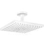 Hansgrohe Raindance E 300 overhead shower with ceiling connection (matt white)