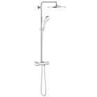 Grohe Rainshower SmartActive 310 Duschsystem mit Thermostatbatterie für die Wandmontage (moon white)