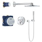 Grohe Grohtherm SmartControl système de douche encastré avec Rainshower SmartActive 310 (chrome)