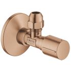 Grohe angle valve with metal handle, self-sealing (warm...