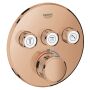 Grohe Grohtherm SmartControl Thermostat mit 3 Absperrventilen (warm sunset)