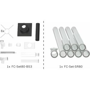 BOSCH Abgas-Standardpaket BOPA FC02 Schacht starr, 80, 10m, RLA