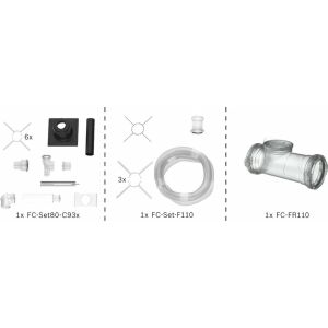 BOSCH Abgas-Standardpaket BOPA FC07 Schach flexibel, 110 mm, 15m, RLU