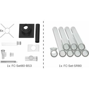 BOSCH Abgas-Standardpaket BOPA FC12 Schacht starr, 80, 10m, RLA