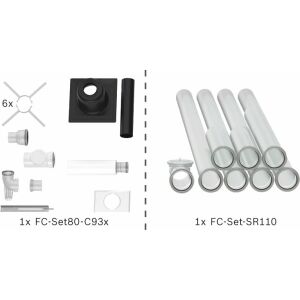 BOSCH Abgas-Standardpaket BOPA FC13 Schacht starr, 80/125, 10m, RLU