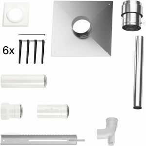 Acessórios para gases de combustão BOSCH FC-Set60-C93x kit básico C93x, d:60/100mm, aço inoxidável