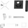 Acessórios de escape BOSCH FC-Set80-C93x (em cima) kit básico C93x, d:80/125mm