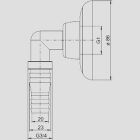 Sanit Eisenberg device connector grommet for wall-mounted...