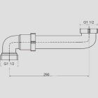 Sanit Eisenberg space-saving outlet G1 1/2xG1 1/2