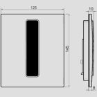 Sanit Eisenberg Plaque de recouvrement pour urinoir Ineo Bright infrarouge blanc