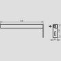 Sanit Eisenberg extended side-mounted holder (pair)