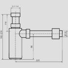 Sanit Eisenberg Design Geruchsverschluss1 1/4 x 32 mm verchromt