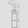 Sanit Eisenberg Instalación de dispensador de jabón de 500 ml