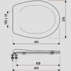 Sanit Eisenberg toilet seat, perfect thermoplastic, ES...