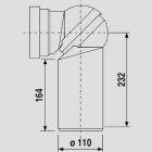 Σύνδεση γενικής χρήσης Sanit Eisenberg WC 0-90Gr DN100 λευκό