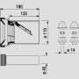 Sanit Eisenberg WC-Anschlussset DN100 mit rat blocker