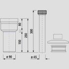 Sanit Eisenberg WC uniwersalny zestaw przyłączeniowy DN90...
