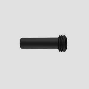 Tubo de conexión para inodoro Sanit Eisenberg con conector de tubo de descarga de 180 mm negro