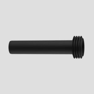 Sanit Eisenberg toilet connection pipe with flush pipe connector 400mm black